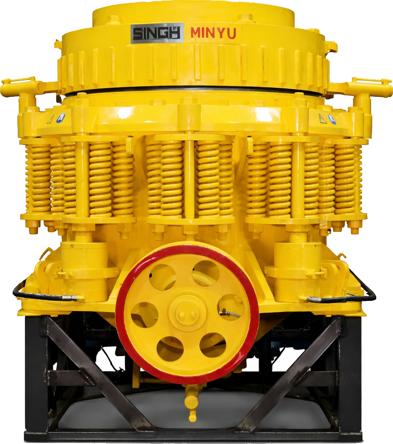Singh Minyu cone crusher emerging from darkness