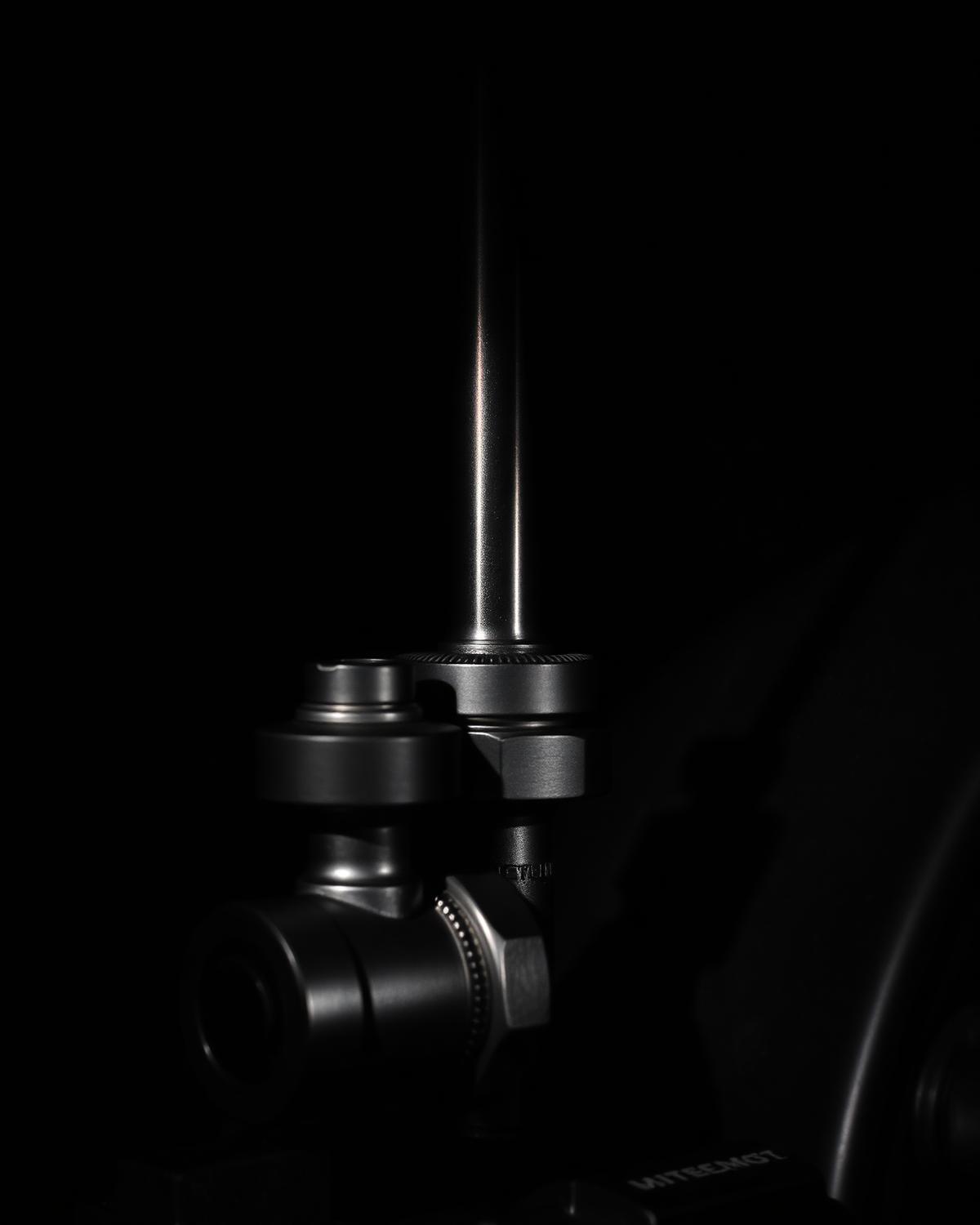 Macro of a hydraulic cylinder