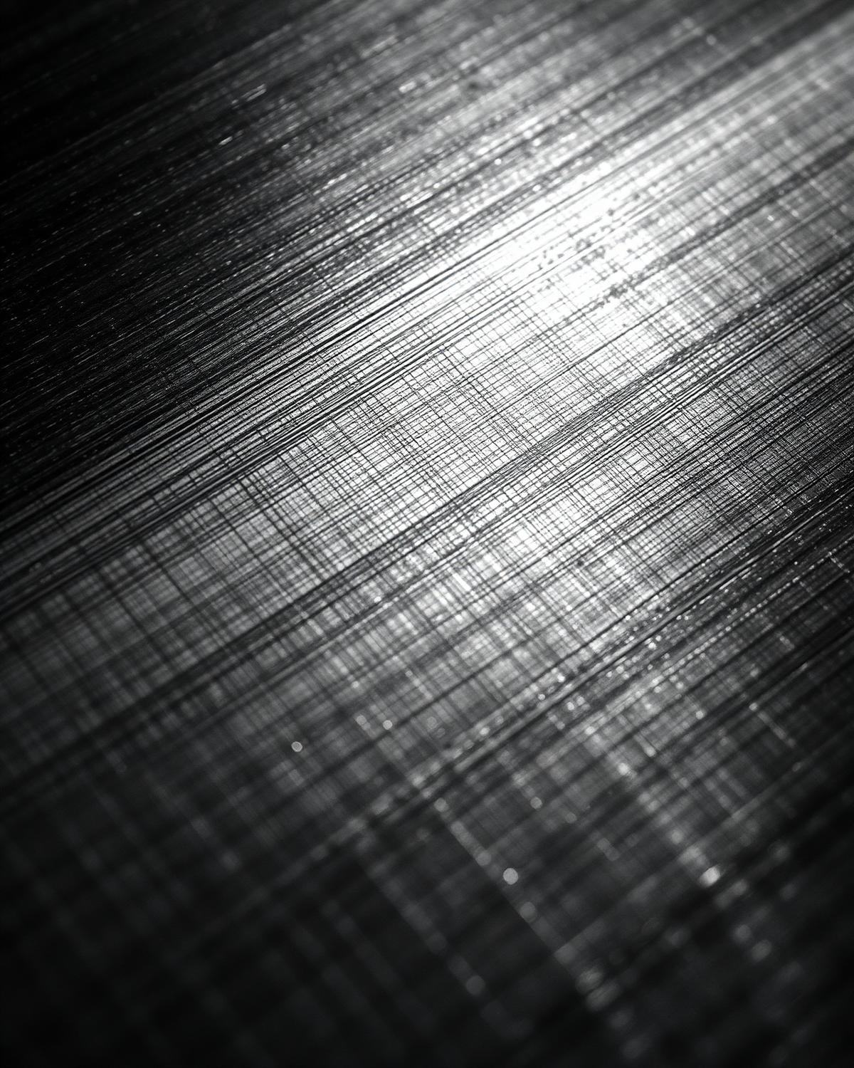 Macro of machined steel surface