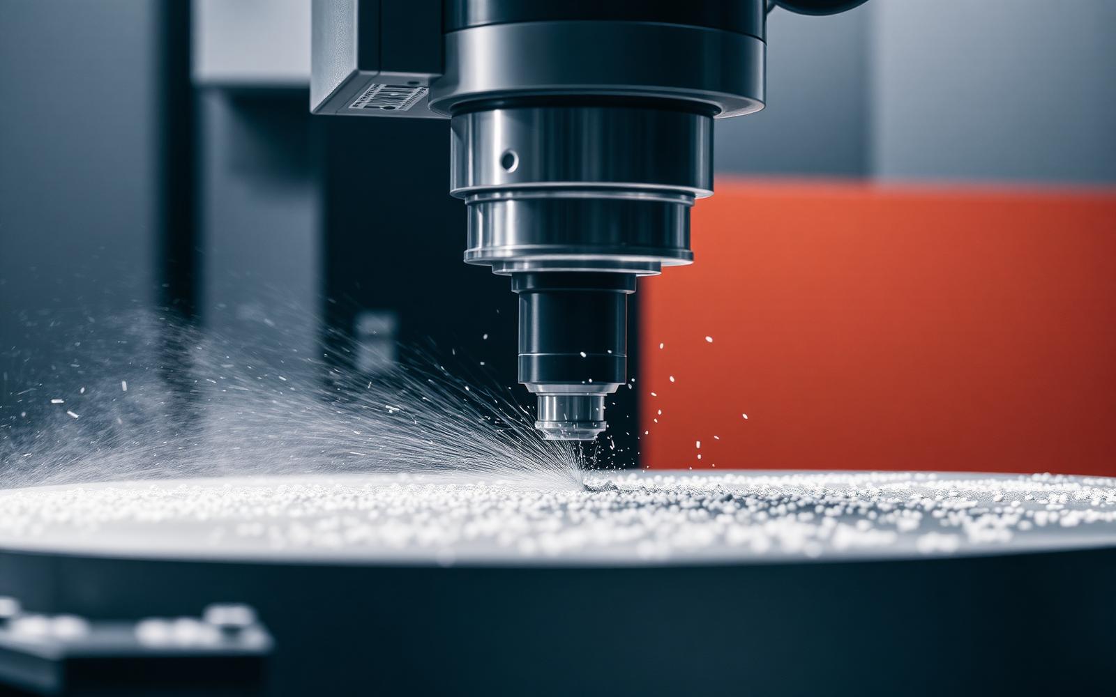 CNC machining a steel component